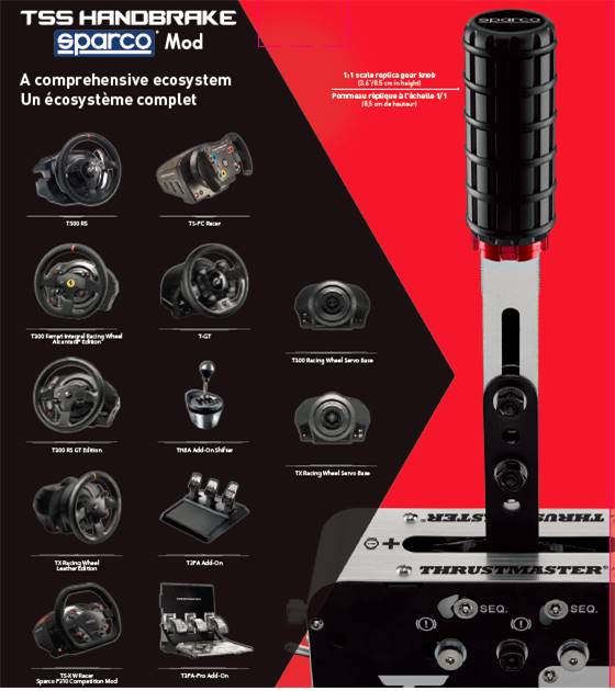 Thrustmaster TSS Handbrake Sparco Mod+ – Regal Computer