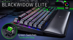 Razer Blackwidow Elite(Yellow Switch , Orange Switch,  Green Switch)